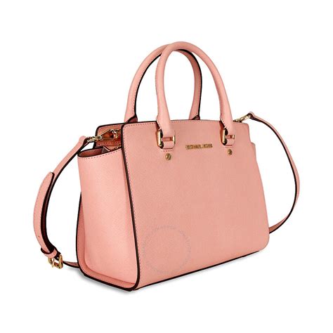 michael michael kors selma medium satchel pale pink|Michael Kors selma medium price.